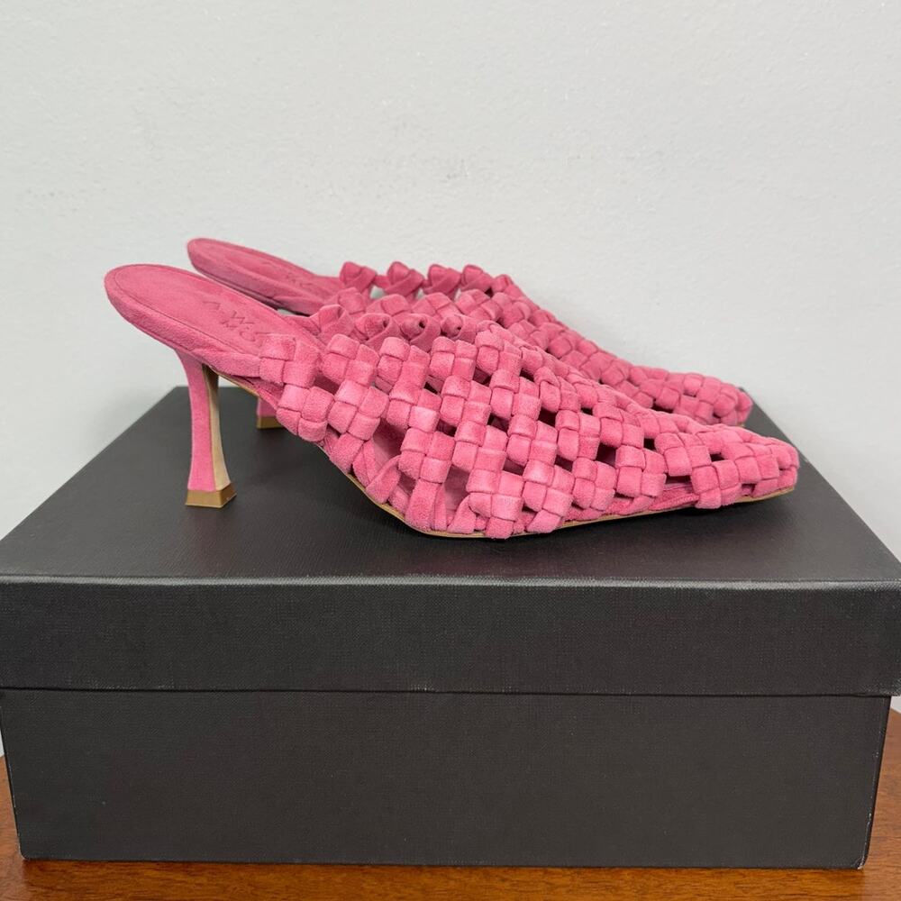 New A.W.A.K.E Mode Regina Weaved Mule in Pink Suede Women's Size EU 39 - Picture 7 of 12